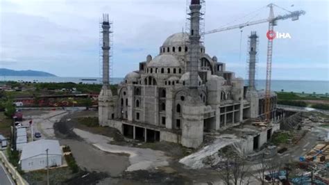 Doğu Karadeniz'in en büyük cami ve külliyesinin inşaatı sürüyor - Son Dakika Haberleri
